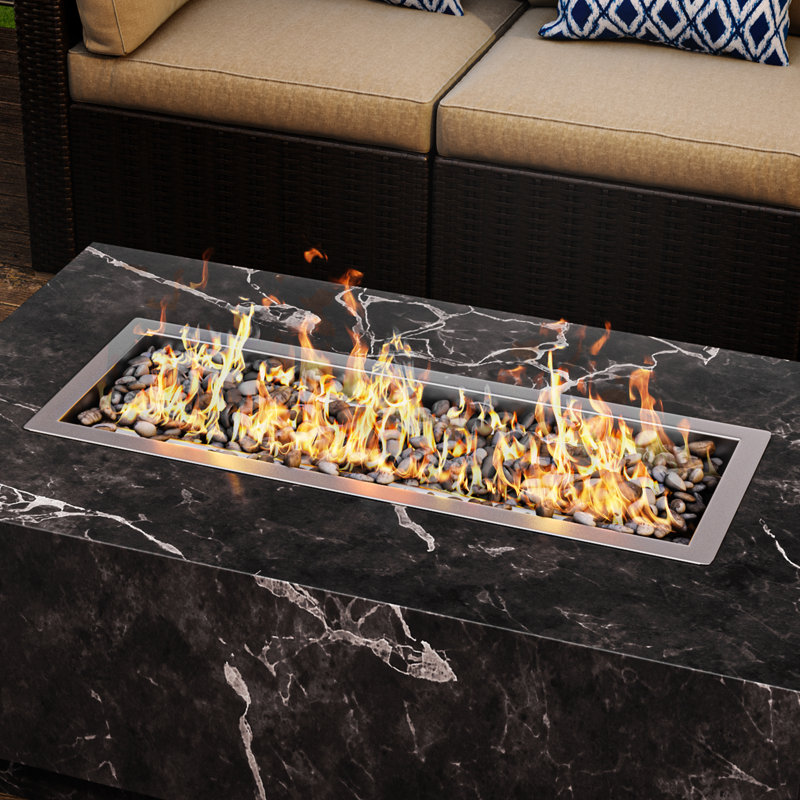 Edrosie Inc Stainless Steel Outdoor Fire Pit Table Insert Wayfair